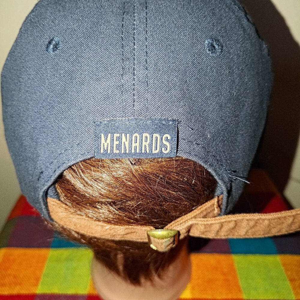 Menards Est. 1960 Stitched Patch Strapback Hat Cap - image 8